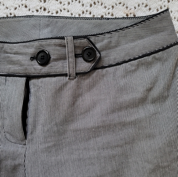 Cleo Petites Wide Leg Stripe Dress Pants Size 8P - Picture 4 of 8